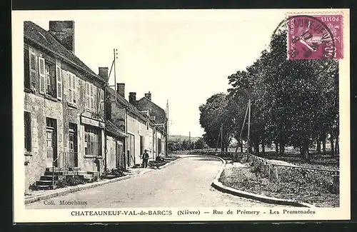 AK Chateauneuf-Val-de-Bargis, Rue de Prèmery, Les Promenades
