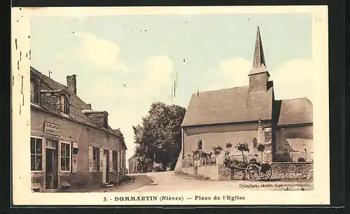 AK Dommartin, Place de l`Eglise