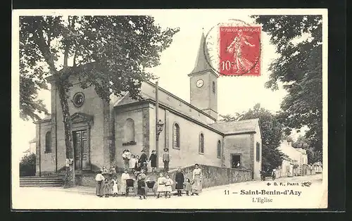 AK Saint-Benin-D`Azy, L`Eglise
