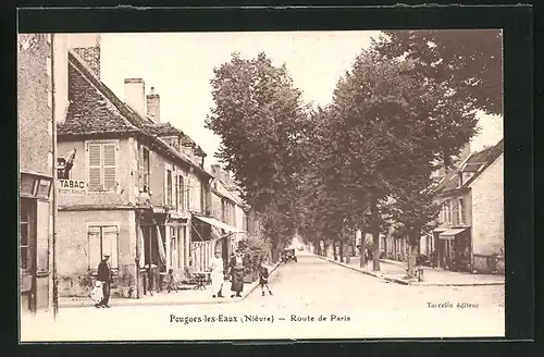 AK Pougues-les-Eaux, Route de Paris