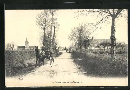 AK Varennes-les-Nevers, Ortspartie