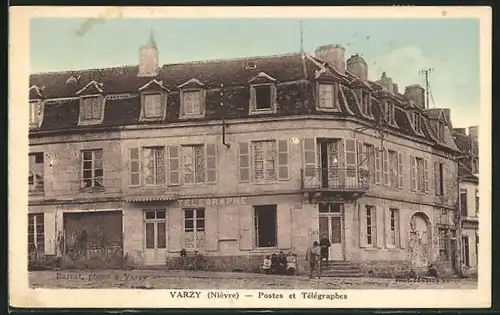 AK Varzy, Postes et Télégraphes