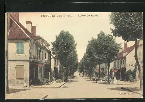 AK Pougues-les-Eaux, Route de Paris