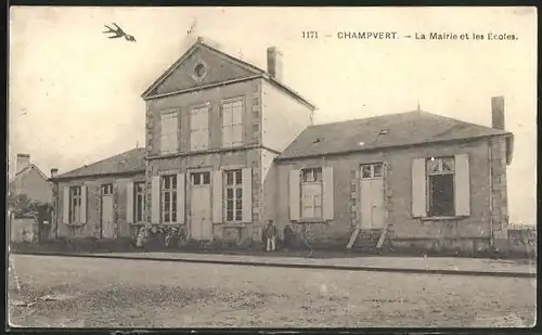 AK Champvert, la Mairie et Écoles