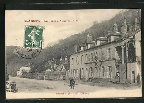 AK Clamecy, la Route d'Auxerre