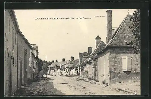 AK Lucenay-les-Aix, Route de Dornes