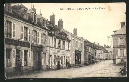 AK Brinon-sur-Beuvron, la Place