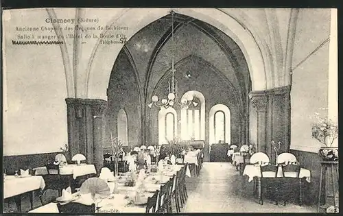 AK Clamecy, Ancienne Chapelle des Eveques de Bethleem, Salle à manger de l'Hotel de la Boule d'Or