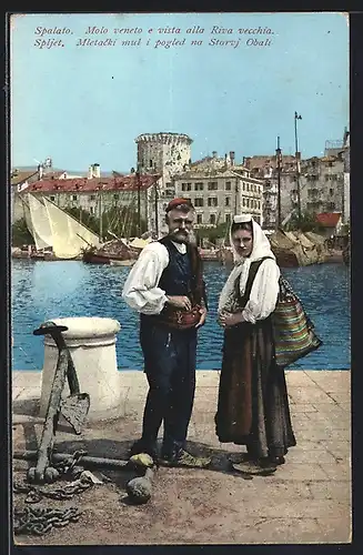AK Spalato, Molo vento e vista alla Riva vecchia