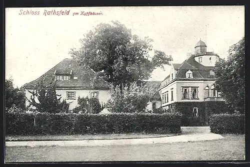 AK Rathsfeld, Schloss Rathsfeld, Strassenansicht
