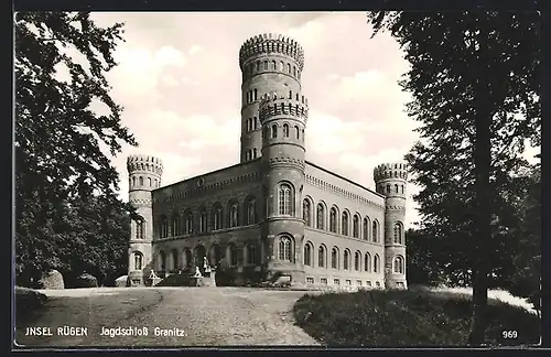 AK Insel Rügen, Jagdschloss Granitz