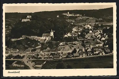 AK Donaustauf, Gesamtansicht, Fliegeraufnahme