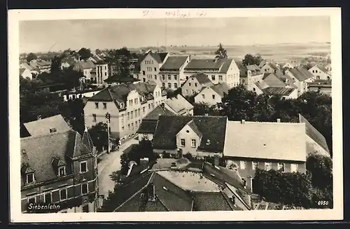 AK Siebenlehn, Blick über die Dächer, Ortsansicht