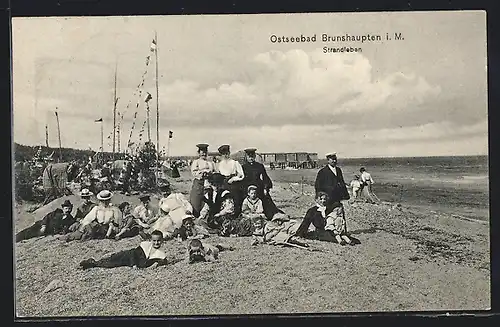 AK Brunshaupten i. M., Strandleben