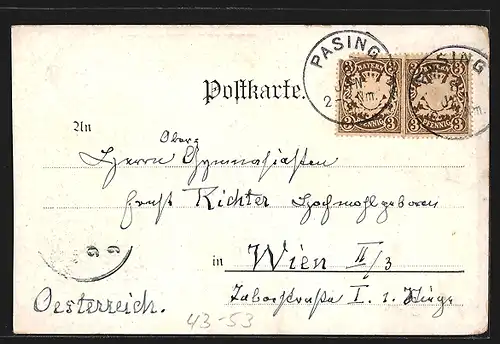 Künstler-AK München, Schäfflertanz 1900, Vortänzer Faustin Bauer, Tänzer-Comitee, Festumzug