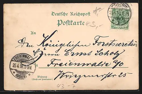 AK Soldat in Uniform tanzt mit zwei Frauen