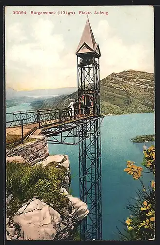 AK Bürgenstock mit elektrischem Aufzug