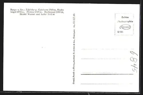 AK Unterthingau i. bayr. Alllgäu, Ortspartie mit Kirche, Edelsberg, Geishorn und Hochvogel