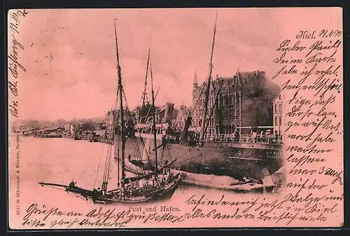 AK Kiel, Post und Hafen