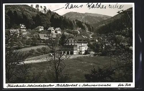 AK Bühlertal /Schwarzwald, Kurhaus Schindelpeter