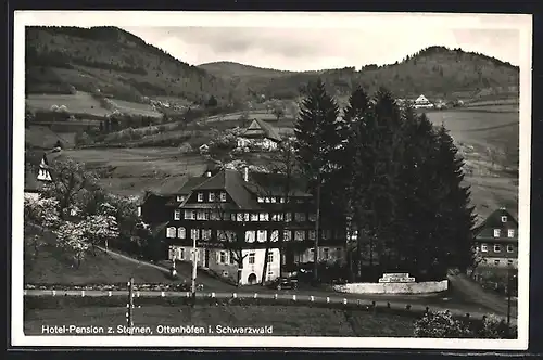 AK Ottenhöfen i. Schwarzwald, Hotel-Pension zum Sternen