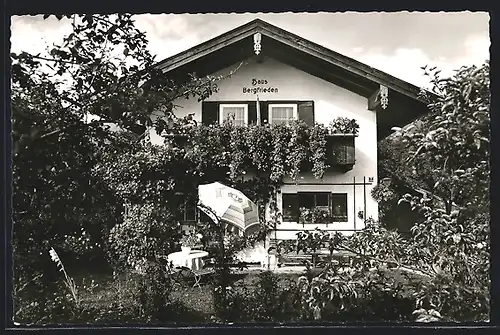 AK Degerndorf /Brannenburg, Pension Haus Bergfrieden, Brannenburgerstrasse 7