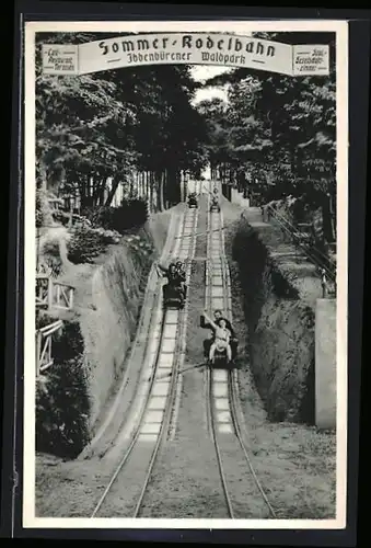 AK Ibbenbüren i. W., Sommerrodelbahn im Ibbenbürener Waldpark