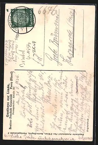 AK Paretz, Schloss Paretz undKirche