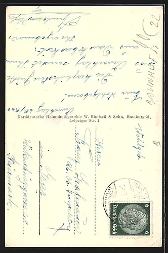 AK Owschlag, Owschlager See mit Bahnhof, Bahnhofstrasse