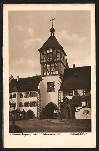 AK Bräunlingen / bad. Schwarzwald, am Mühletor