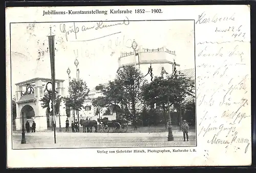 AK Karlsruhe, Jubiläums-Kunstausstellung 1902