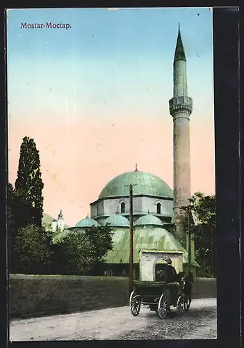AK Mostar, Moschee mit Minarett