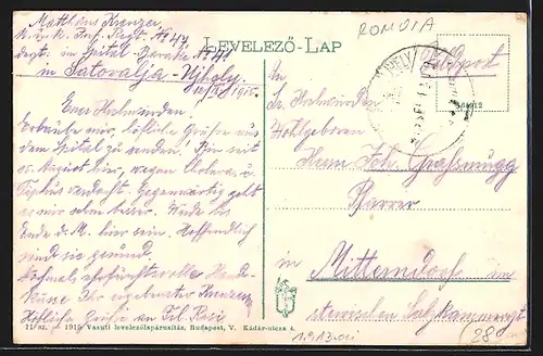 AK Sátoraljaujhely, Kazinczy utca