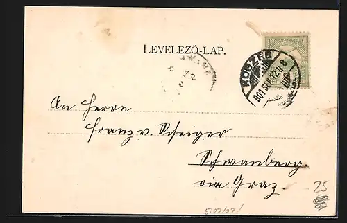 AK Köszeg, Evang. templom, Evang. leánynevelö-intézet