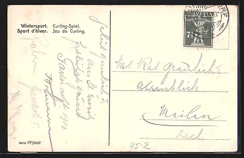 AK Wintersport - Curling-Spiel