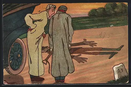 AK Weisst du, ich bin platt, wie platt der ist!, Scherz