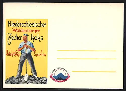 AK Waldenburg, Niederschlesischer Zechenkoks, Bergmann