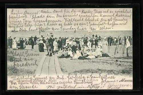 AK Dahme i. Holst., Ankunft der Gäste