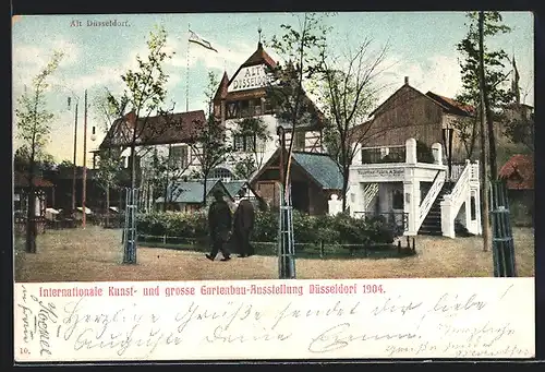 AK Düsseldorf, Internationale Kunst- und grosse Gartenbau-Ausstellung 1904, Alt-Düsseldorf