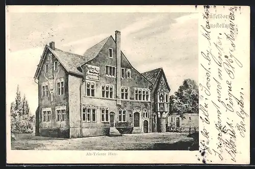 AK Düsseldorf, Ausstellung, Alt-Trierer Haus