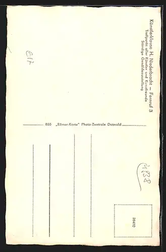 AK Schwalenberg, Innenmalerei aus der Künstlerklause