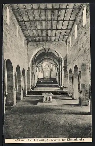 AK Lorch (Wttbg.), inneres der Klosterkirche