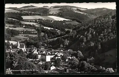 AK Edlitz, Ortsansicht aus der Vogelschau