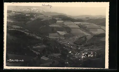 AK Edlitz, Totalansicht aus der Vogelschau