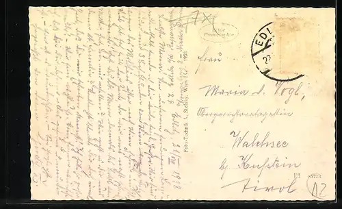 AK Edlitz, Totalansicht aus der Vogelschau