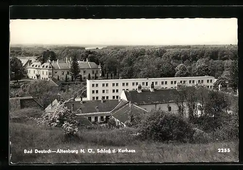 AK Bad Deutsch-Altenburg, Schloss und Kurhaus