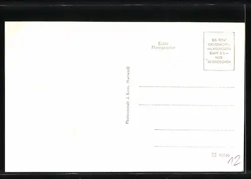 AK Mitterbach, Ortsansicht mit dem Ötscher