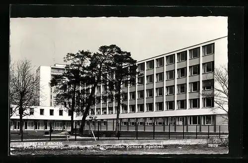 AK Baden, Krankenversicherungsanstalt der Bundesangestellten, Kurhaus Engelsbad