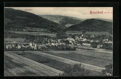 AK Payerbach, Gesamtansicht aus der Vogelschau