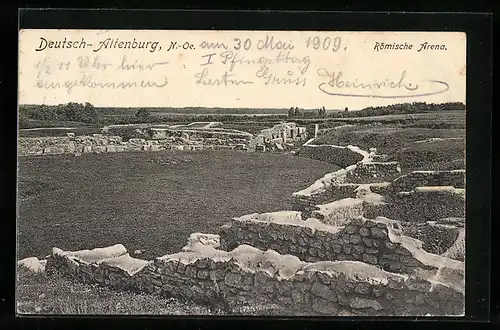 AK Deutsch-Altenburg, Römische Arena